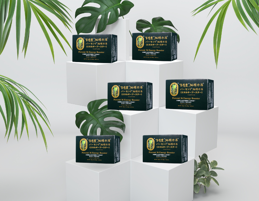 Bột Dinh Dưỡng Nhật Ashitaba Percent 36 Energy Booster 40 gói